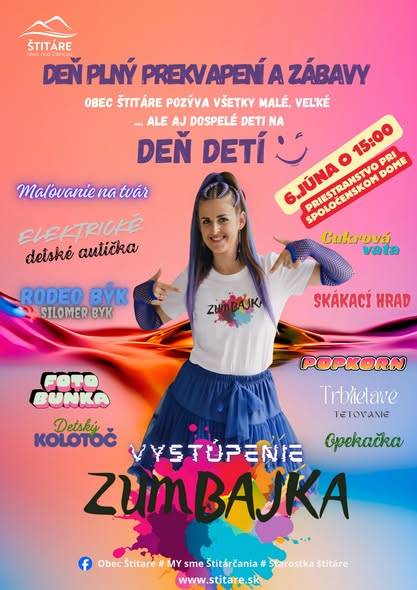 Deň detí v obci Štitáre 2026