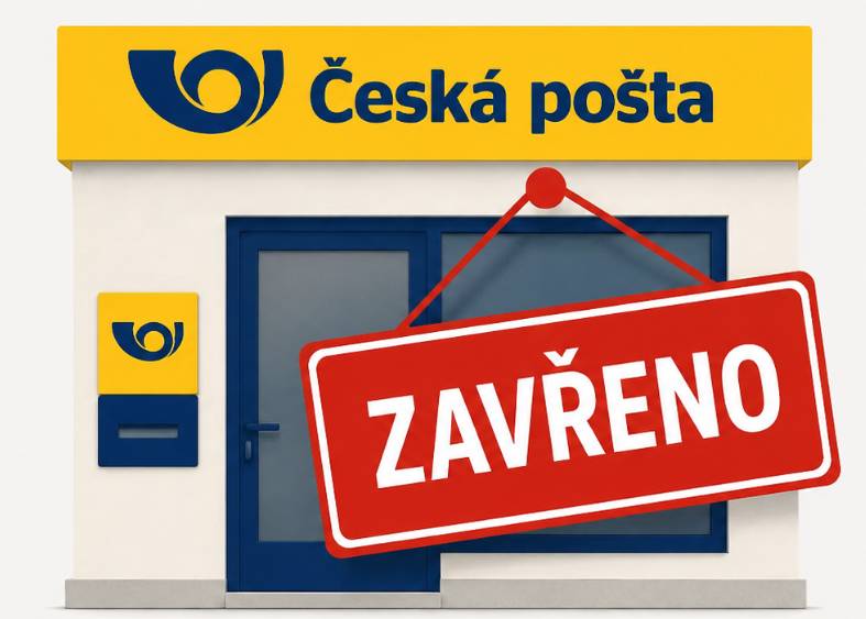 Pošta v Černíkovicích bude ve čtvrtek 04.06.2026 z provozních důvodů uzavřena.   Po dobu jejího uzavření budou poskytované služby zajištěny provozovnou Rychnov nad Kněžnou, na adrese Bezručova 14, Rychnov nad Kněžnou v rámci otevírací doby 08.00 - 18.00 h.