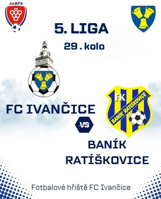 Přijďte podpořit náš A tým v závěrečném domácím zápase, který se uskuteční v pátek 5. 6. 2026 v 17:00 hřiště Malovansko.Čeká nás poslední zápas sezóny a naši hráči do něj dají maximum, aby se s domácím publikem rozloučili vítězstvím.