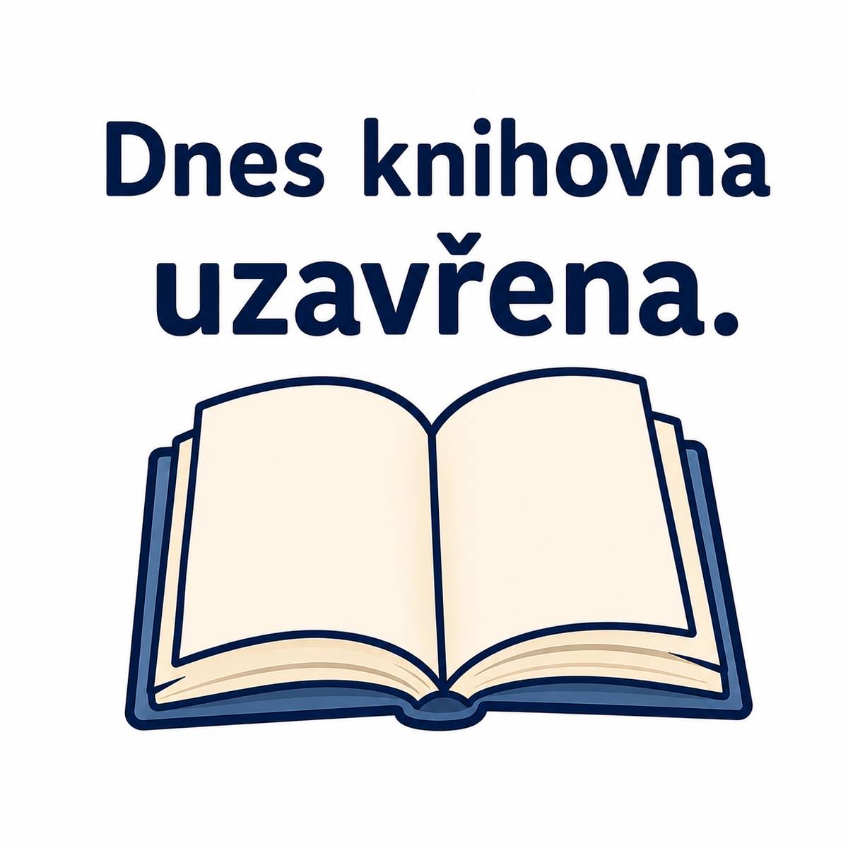 Knihovna je dnes 1.6. uzavřena.  Náhradní termín středa 3.6.2026 od 17:30 do 19:00 hodin.