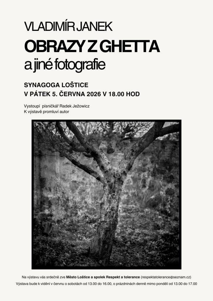 Vystavený soubor fotografií OBRAZY Z GHETTA a jiné fotografie představuje výběr z jeho cyklu Moje krajiny.