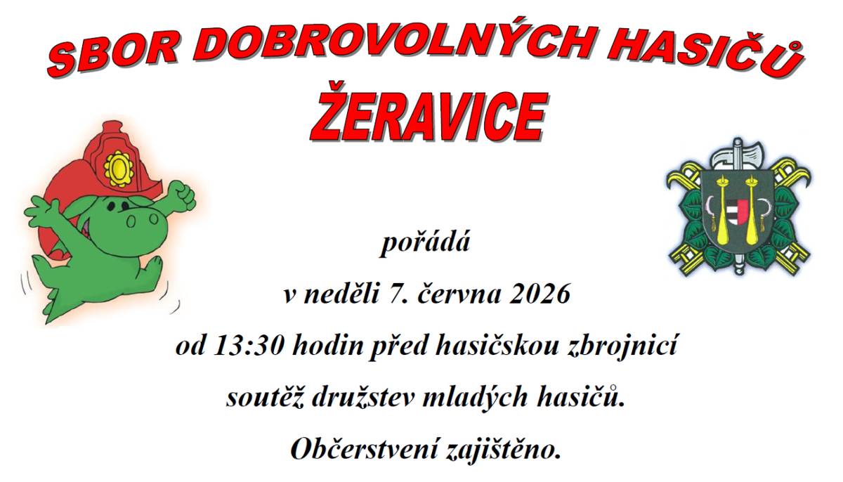 Soutěž mladých hasičů v požárním útoku s vodou a ve štafetě požárních dvojic.