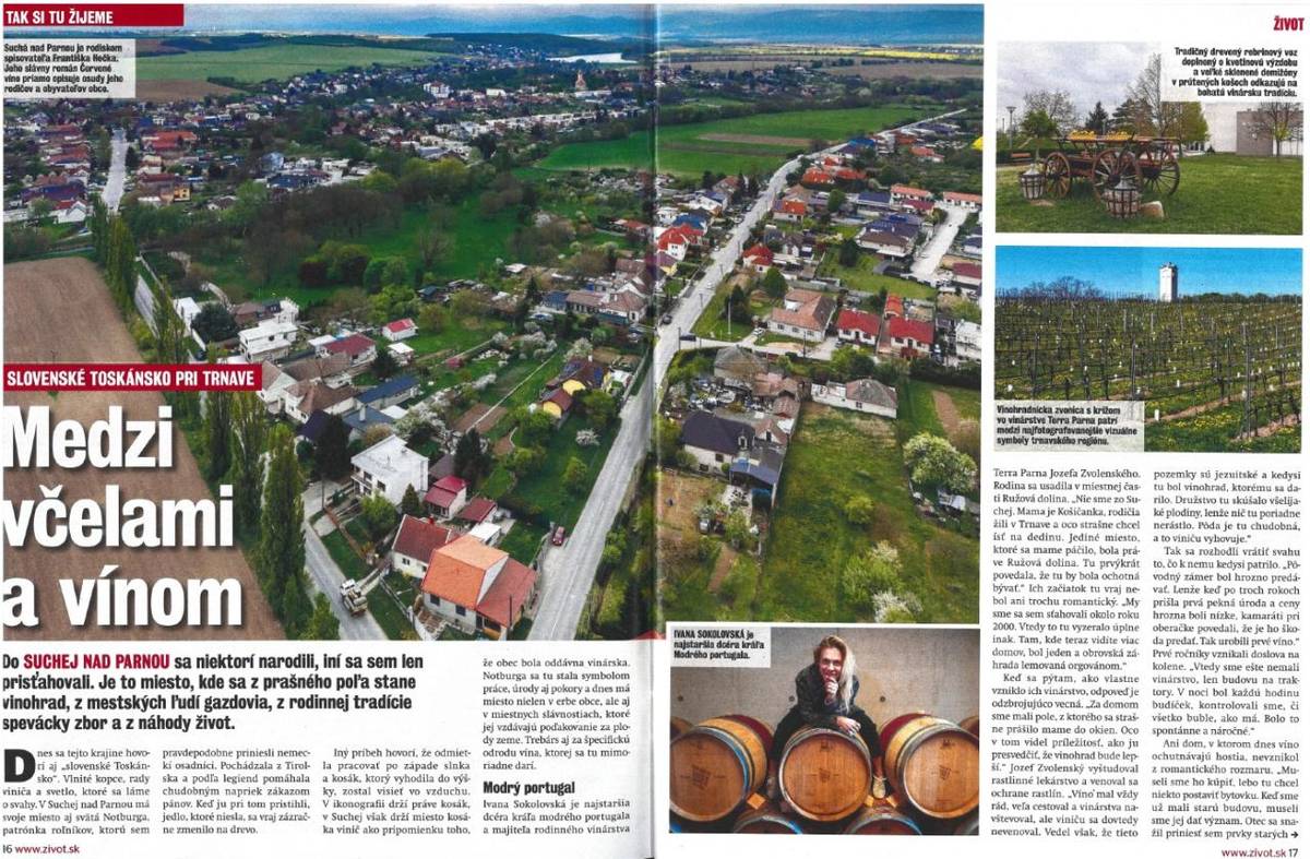 Sme hrdí, že sa o našej krásnej dedine písalo v časopise Život. Sme "Slovenské Toskánsko pri Trnave". Článok bol uverejnený v čísle 22 a vyšiel 28.5.2026.