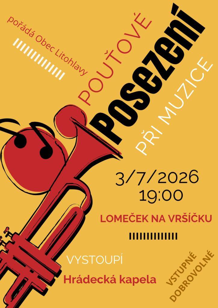 Dne 3. července 2026 se v Lomečku na Vršíčku uskuteční koncert Hrádecké kapely. Akce začne v 19:00.