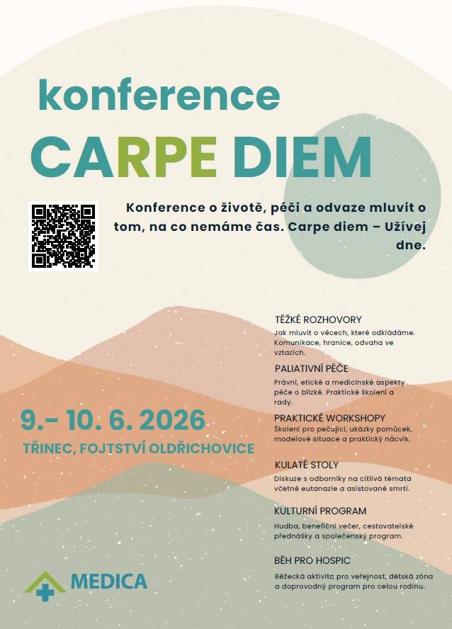 Konference o životě, péči a odvaze mluvit o tom, na co nemáme čas.