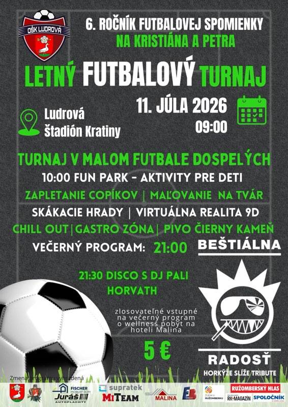 Letný futbalový turnaj