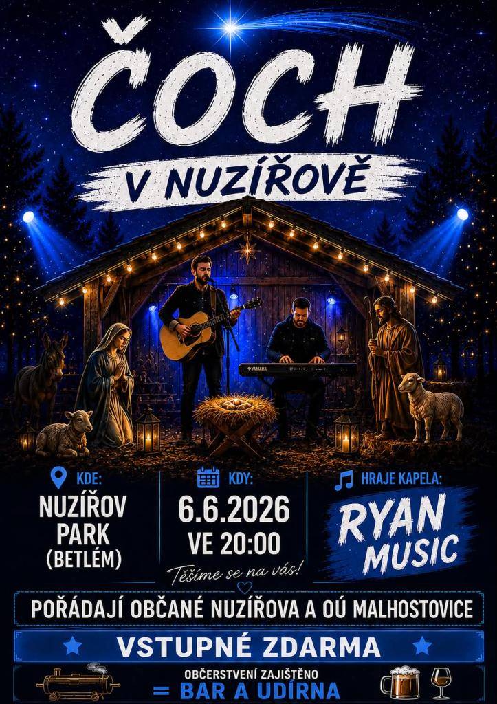 V sobotu 6.6. od 20:00 se koná v Nuzířovském parku Čoch. Budete-li mít po dětském dnu na Lipůvce chuť si zařádit, zdá se, že by to mohla být dobrá volba.