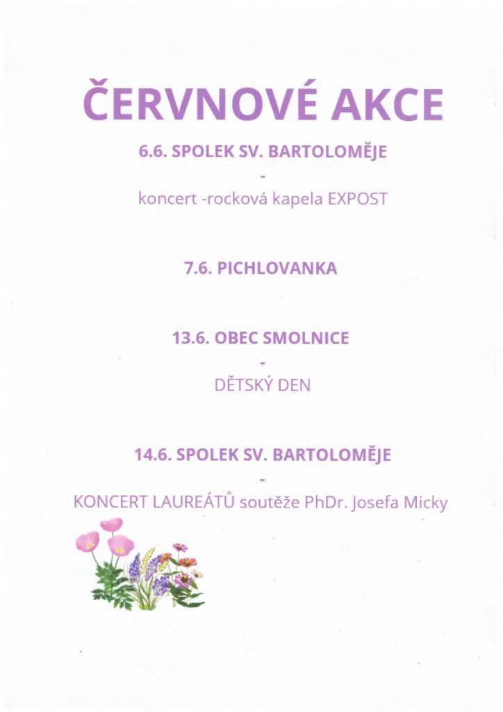 Akce v červnu