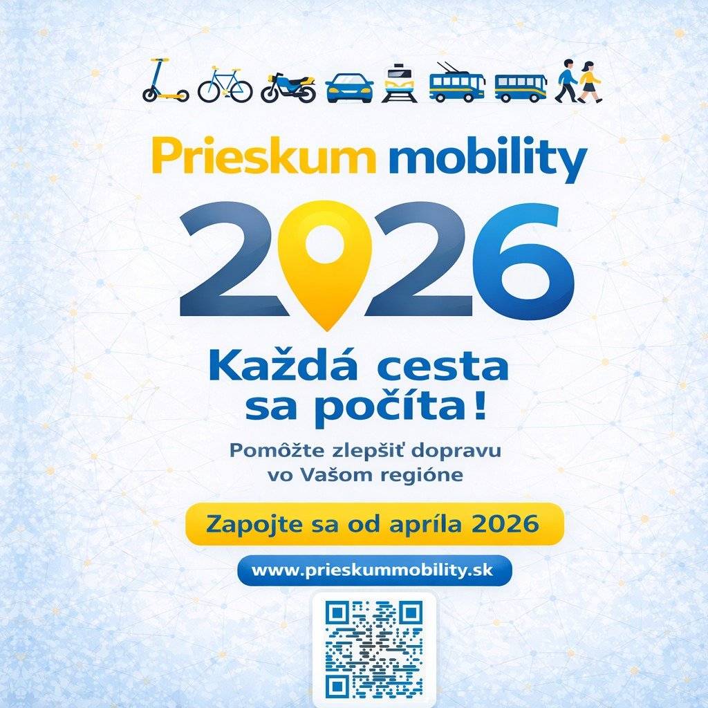 ✅ Od 01.06.2026 budete môcť stretnúť anketárov priamo v uliciach mesta Prievidza a mesta Bojnice.      🙋 Spoznáte ich podľa tričiek s logom Prieskum mobility 2026 a menoviek.     📲 Anketári budú zaznamenávať Vaše odpovede a názory na mobilných zariadeniach a asistovať Vám počas prieskumu     🎁 Za účasť získate odmenu!   ℹ️Viac na www.prieskummobility.sk   ☎️Infolinka: 0800 180 095