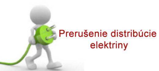 Stredoslovenská distribučná oznamuje, že v termíne od 16.6.2026 od 7:30 do 16.6.2026 do 16:30 bude v našej obci prerušená distribúcia elektriny z dôvodu  plánovaných prác na zariadeniach distribučnej sústavy prevádzkovateľa distribučnej sústavy.