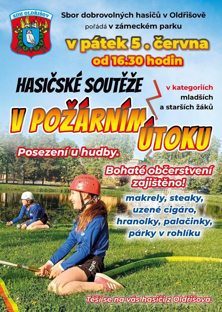pátek 5.6.2026 od 16,30 hod.  zámecký  park