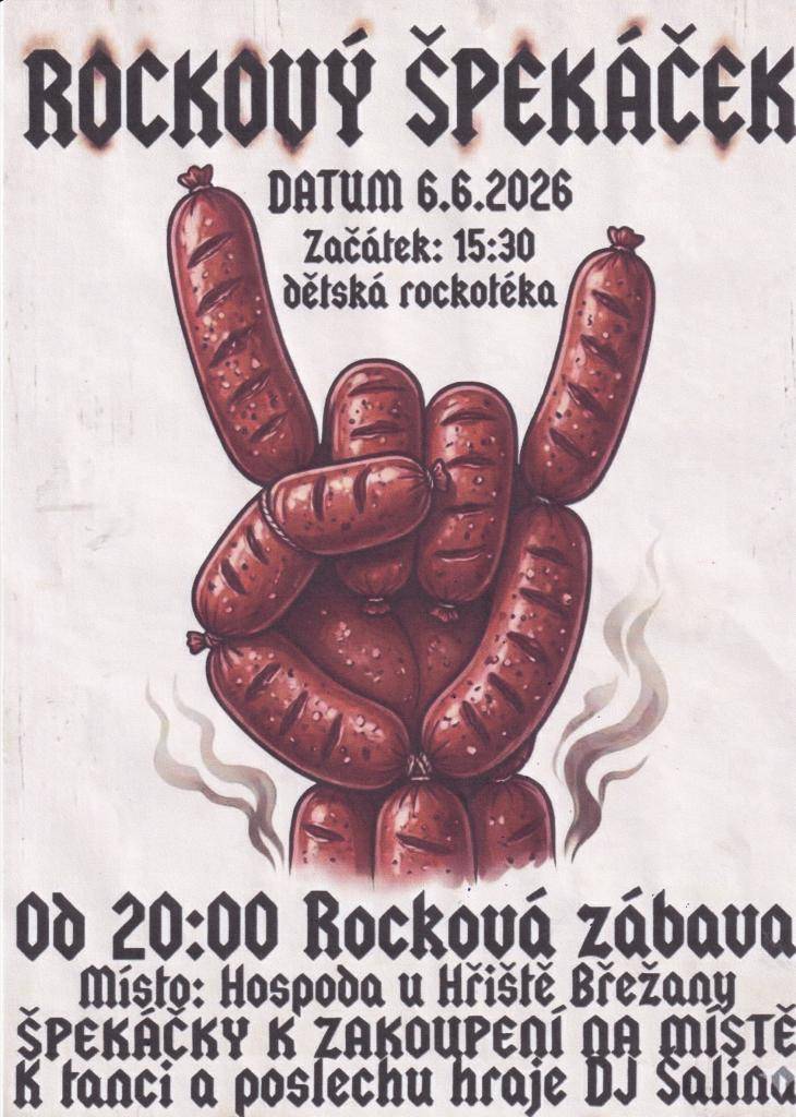 Odpolední dětská rockotéka  večerní rocková zábava v hospodě na hřišti