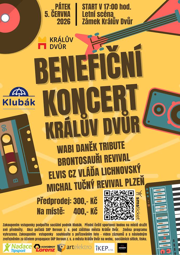 BENEFIČNÍ KONCERT KRÁLŮV DVŮR