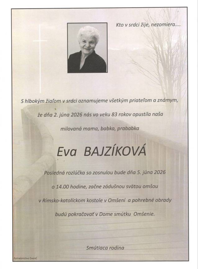Smútočné oznámenie