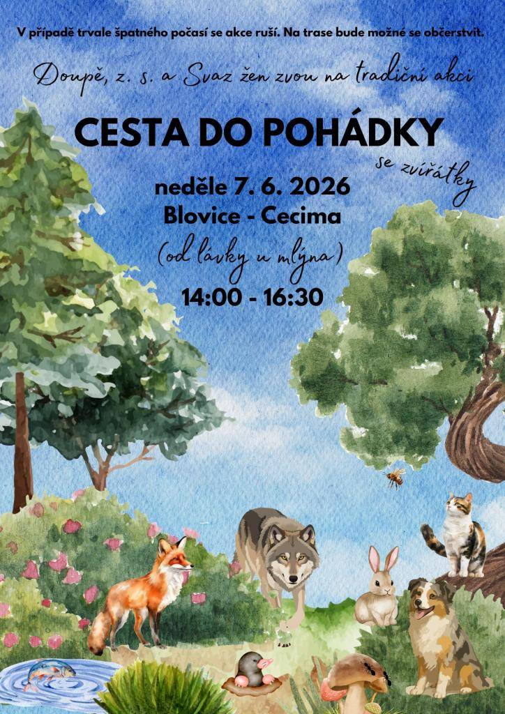 tradiční akce pro děti - start od lávky od mlýna