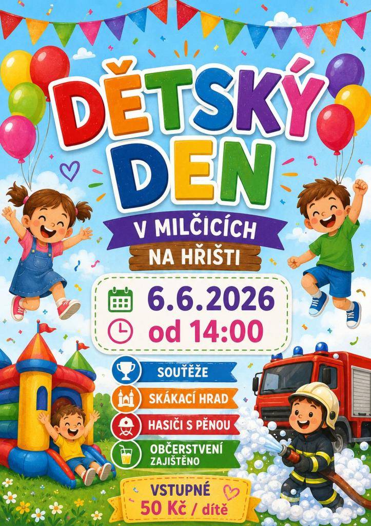 Dopolední program   na střelnici SSK Milčice  8:30–14:00  Odpolední program  na hřišti AFK Milčice  od 14:00