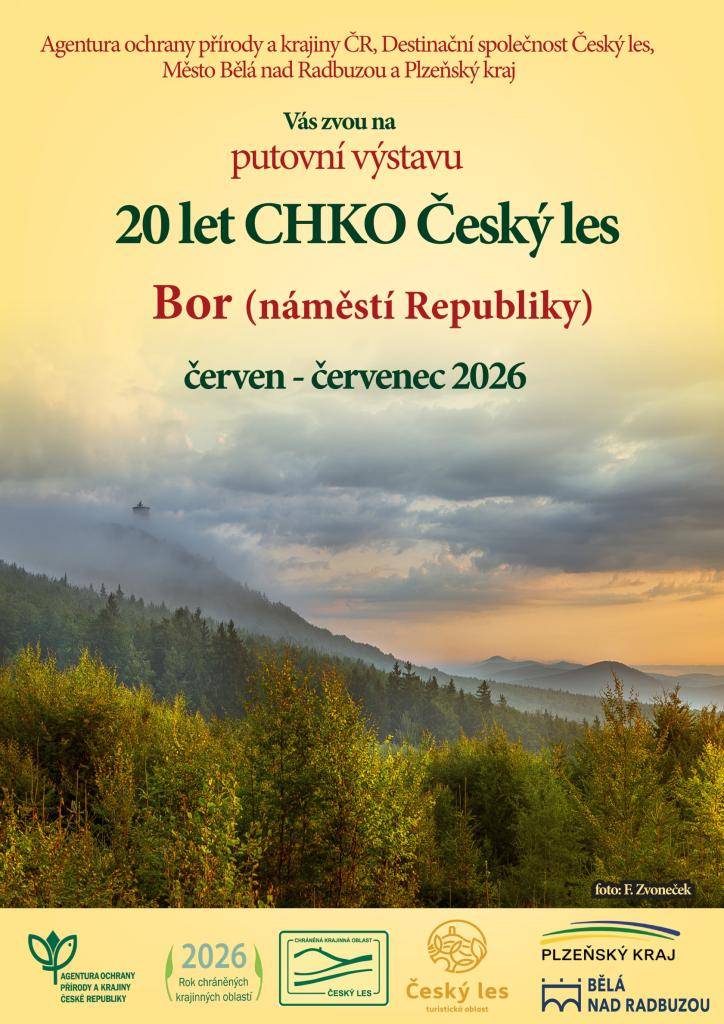 Srdečně Vás zveme na putovní výstavu připomínající 20 let existence Chráněné krajinné oblasti Český les.