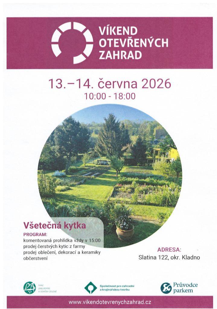 - 13. - 14. června 2026  - od 10.00 - 18.00