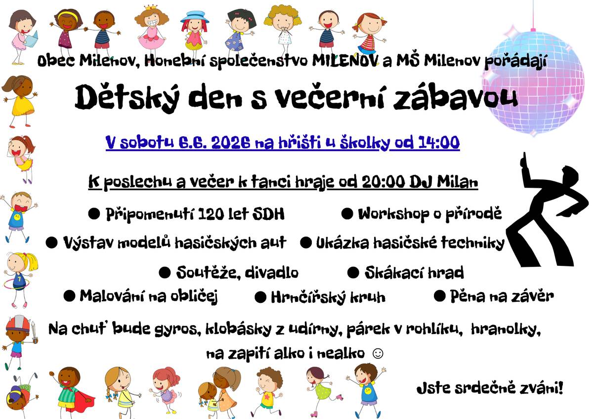 Již dnes jste srdečně zváni!!! 👍😊🎈🎵💃