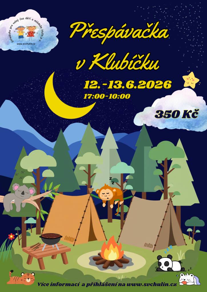 Ke konci školního roku přicházíme s menší rozlučkovou akcí před prázdninami. Pojďte prožít dobrodružnou noc společně s kamarády, ještě než se všichni rozutečou po dovolených.