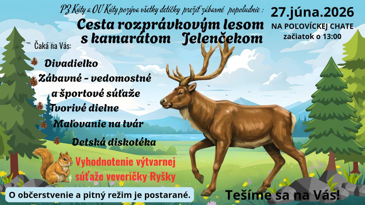 27.júna 2026 na Polovníckej chate o 13:00 hod.