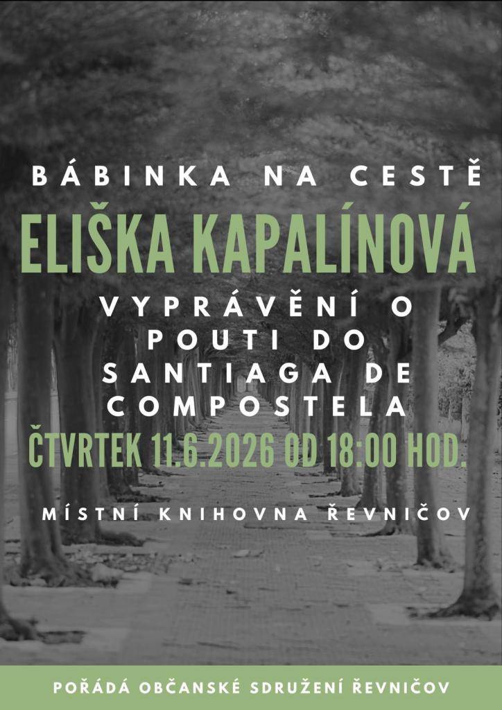 “Bábinka na cestě” - Eliška Kapalínová - Vyprávění o cestě do Santiaga de Compostela