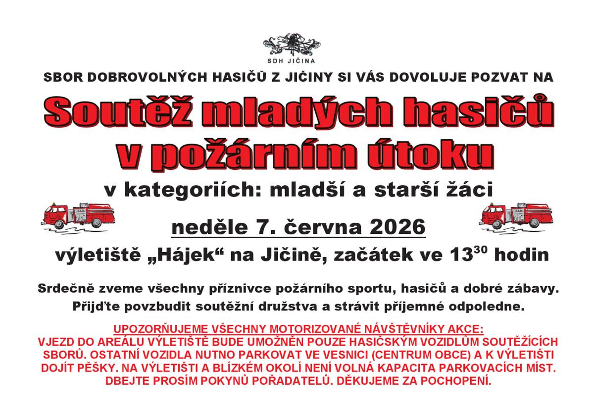 dětský den a hasičské závody na Jičině, Trail kolem hory pro každého, kominické práce Komíny kotle s.r.o., kominické práce SAVE Prodům s.r.o.