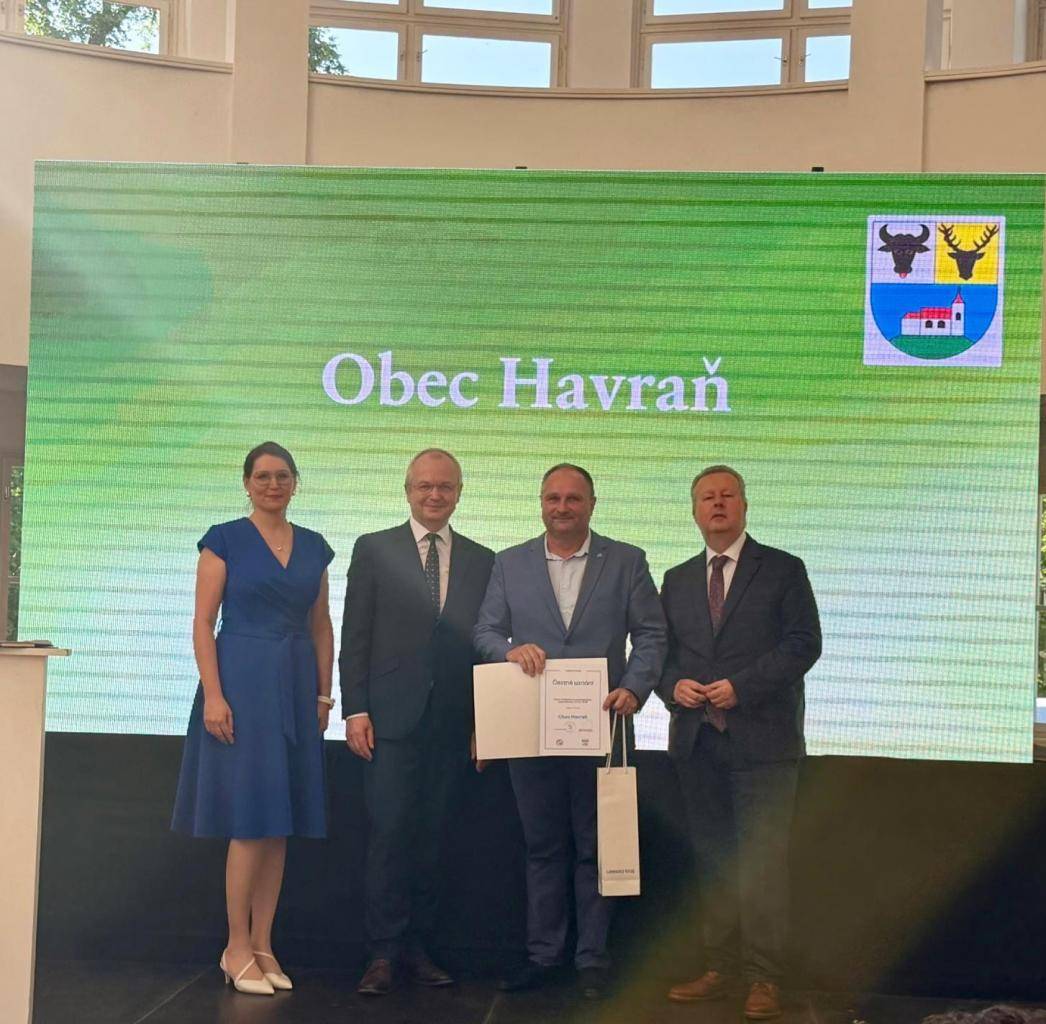 Dne 26. května 2026 se pan starosta obce Havraň Petr Vinař zúčastnil slavnostního předávání ocenění hejtmana Ústeckého kraje za rok 2025.