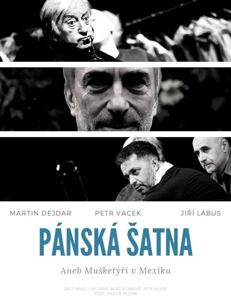 Vážení přátelé, jezdíte s námi rádi do divadla? Ano? Pak si pro Vás městys Karlštejn ve spolupráci se Studiem Ypsilon připravil divadelní zájezd 2.10.2026 na představení PÁNSKÁ ŠATNA (informace o představení naleznete ZDE). Na představení pojedeme 02/10/2026 autobusem z Karlštejna. Cena vstupenky je 300 Kč,  představení začíná v 19.30 hodin. Pokud máte o představení zájem, rezervujte si vstupenku na telefonu 732 652 823 nebo na emailu majda.weberova@seznam.cz   Hezké odpoledne přeje  městys Karlštej