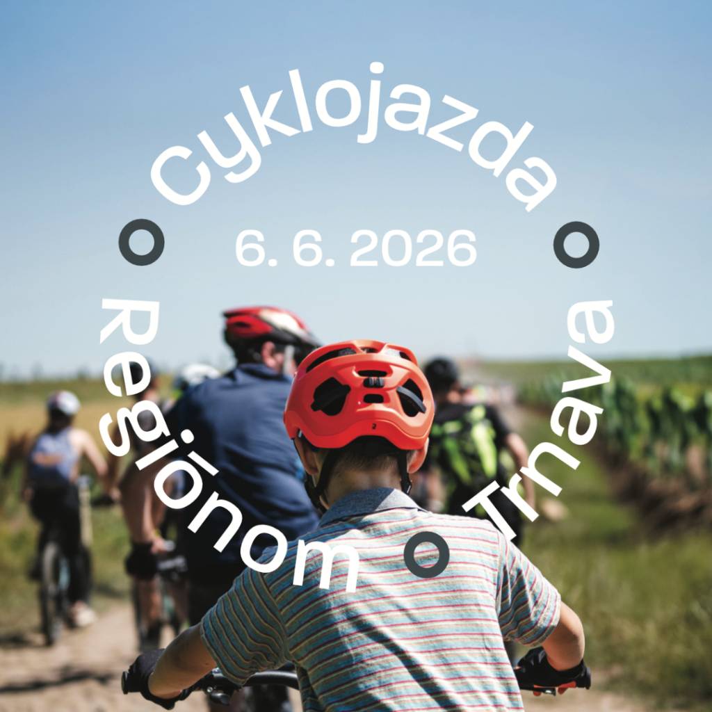 V sobotu 6.6.2026 sa uskutoční "Cyklojazda Regiónom Trnava 2026", ktorá povedie aj cez našu obec. Väčšina trasy ide po poľných cestách a po novo vyznačenej Vinohradníckej cyklotrase, ktorá ponúka možnosť spoznať región zo sedla bicykla. Zapojte sa alebo príďte podporiť cyklistov priamo na trase.