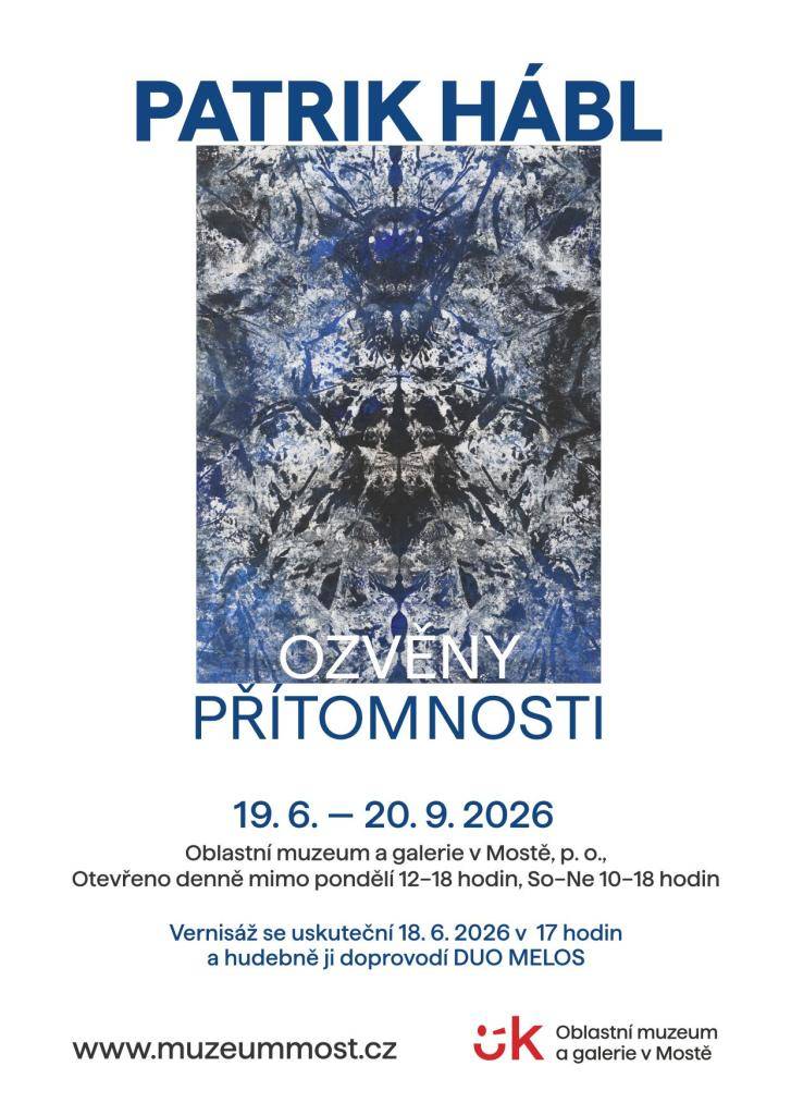 Vernisáž se uskuteční dne 18.6.2026 v 17.00 hod. a potrvá do 20.9.2026.