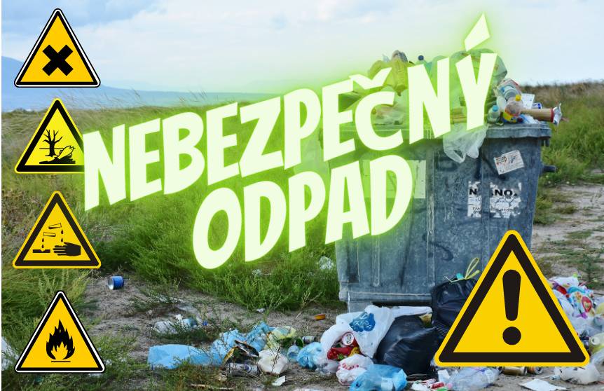 Mobilní svoz nebezpečných odpadů a zpětný odběr vysloužilých elektrospotřebičů.