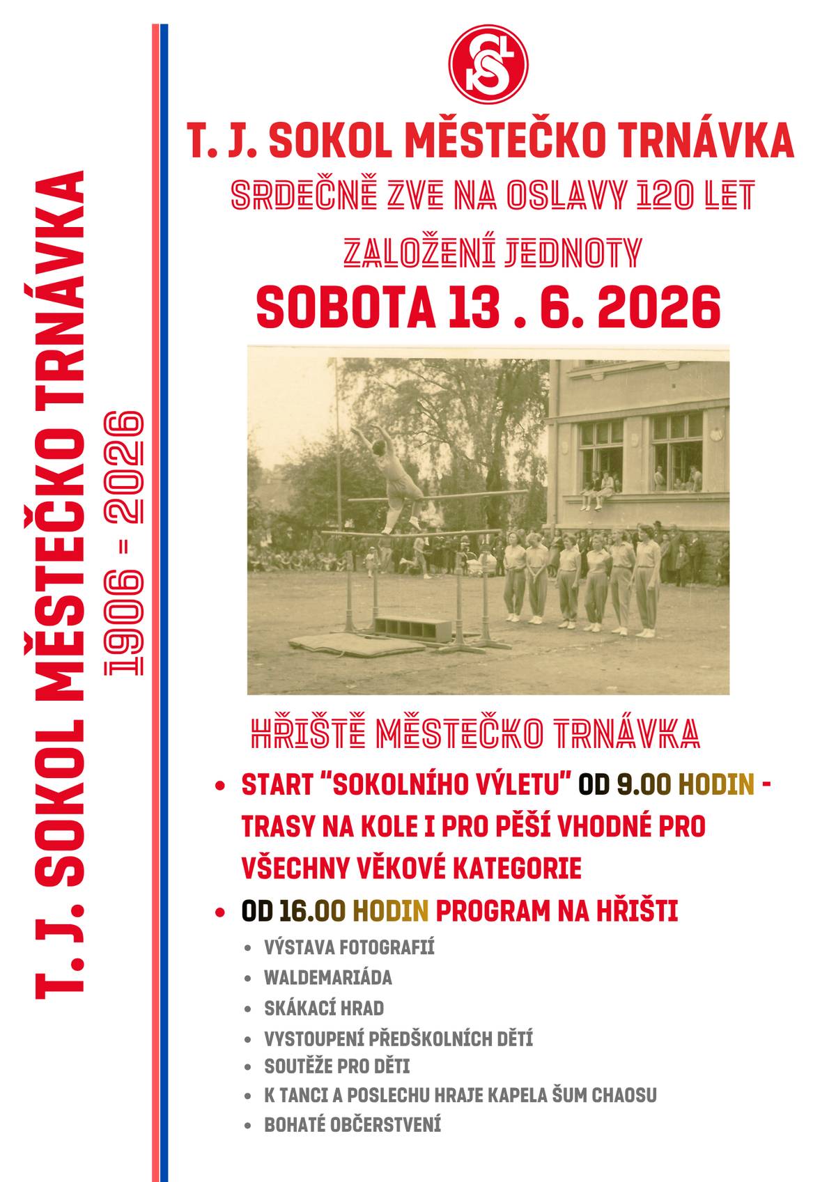 Pozvánka  - T.J. SOKOL Městečko Trnávka