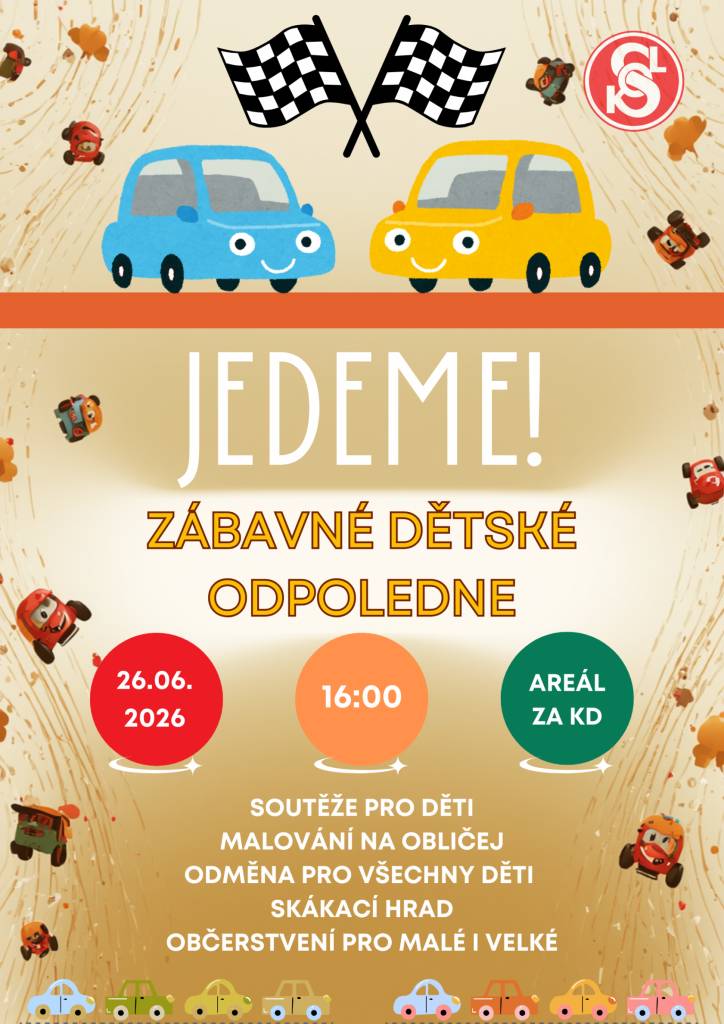 JEDEME!   Zábavné dětské odpoledne