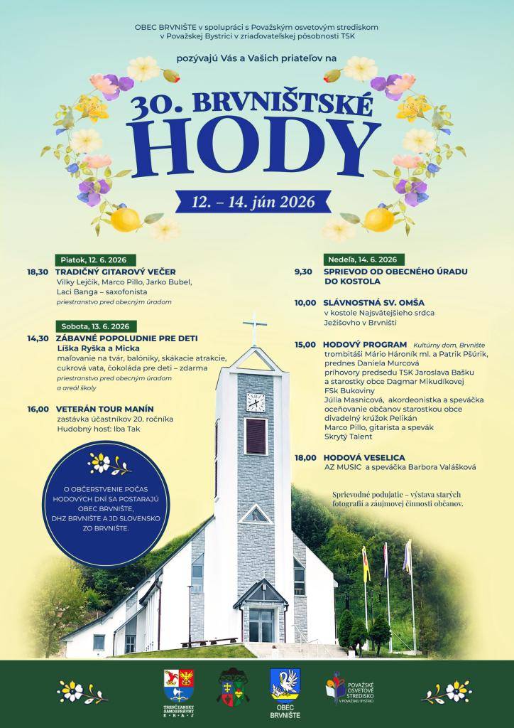 Brvništské hody 12-14.jún 2026