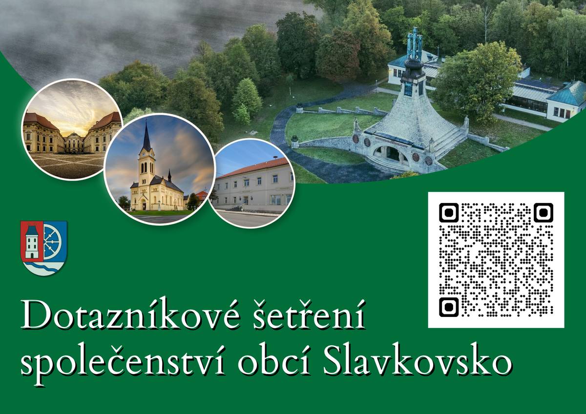 Společenství obcí Slavkovsko připravuje Strategii rozvoje regionu Slavkovska a potřebuje znát názory obyvatel. Proto právě probíhá dotazníkové šetření, které se týká dopravy, školství, sociálních služeb, odpadů, veřejného pořádku a dalších oblastí. Dotazník je k dispozici v tištěné podobě na obecním úřadě Šaratice a také online na webu Slavkovska na adrese zlap.cz/strategie-slavkovsko. Použít můžete i přiložený QR kód. Vyplněné papírové dotazníky můžete odevzdat do schránky obecního úřadu. Dotazník mohou vyplnit všichni obyvatelé členských obcí Slavkovska starší 15 let. Příjem odpovědí probíhá do 15. července 2026. Děkujeme, že svými odpověďmi pomáháte zlepšovat život v našem regionu.