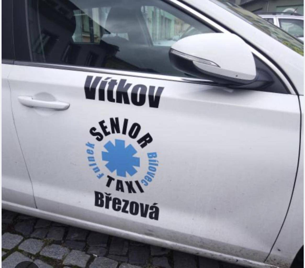 Oznámení o omezení služby Senior taxi