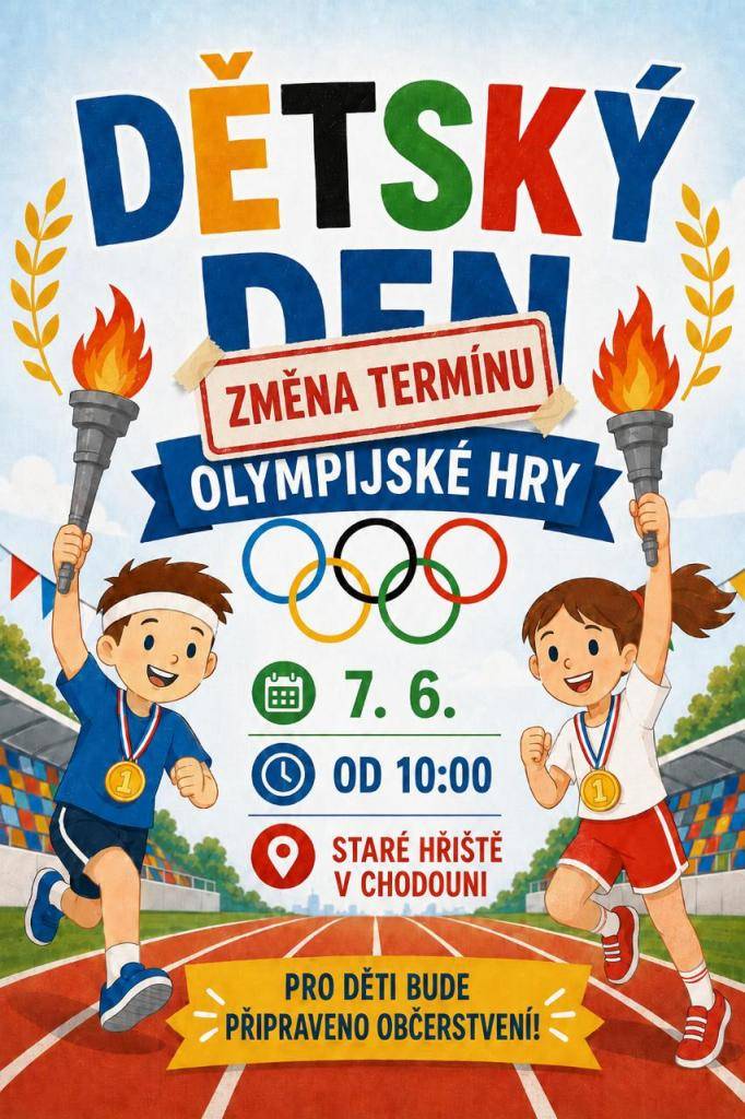 Dětský den - Olympijské hry - náhradní termí