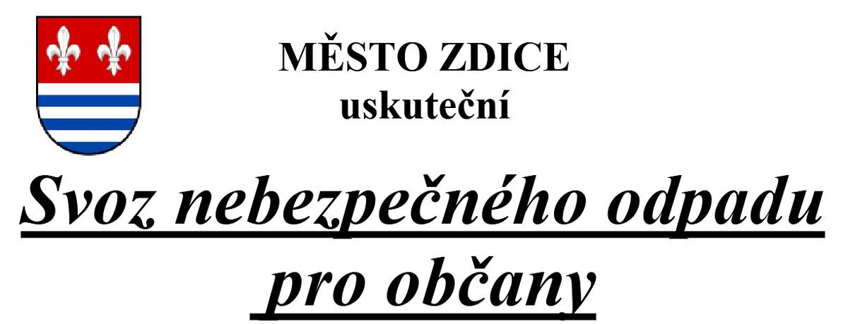 Svoz nebezpečného odpadu 2026