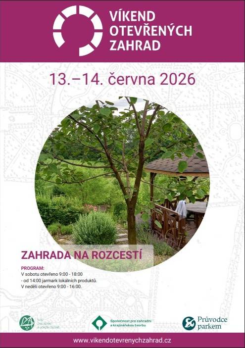 V rámci akce Víkend otevřených zahrad Vás ZAHRADA NA ROZCESTÍ ve spolupráci s SDH Medlovice srdečně zve na Jarmark výrobků lokálních producentů v sobotu 13. června od 14:00. Vstupné dobrovolné, občerstvení zajištěno.