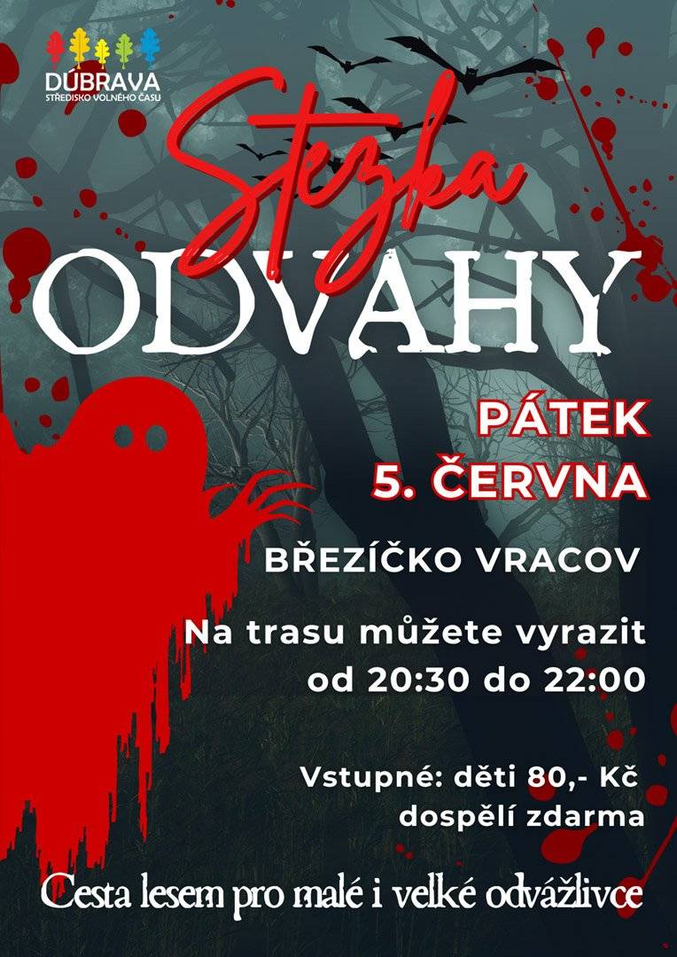 🔮🪄Vracovský kouzelný týden - Stezka odvahy - 5. 6. 2026 SVČ Dúbrava pořádá Stezku odvahy v pátek 5. 6. 2026 v areálu Březíčko. Na trasu můžete vyrazit od 20.30 - 22.00. Stezka odvahy je pro malé i velké odvážlivce. Vstupné pro děti je 80 Kč, dospělí zdarma.  🍷🚶♂️Za Urbanem do vinice - 6. 6. 2026🍇✨ Spolek vracovských vinařů Vás zve na III. ročník akce Za Urbanem do vinice v sobotu 6. 6. 2026 od 16.00 u sochy sv. Urbana na kopci nad Vracovem. Těšit se můžete na degustaci zemských a přívlastkových vín a frizzante. V průběhu akce vystoupí Ženský sboreček Koňadra, Mužský sbor Košulíni a hudební uskupení GBAHN. Občerstvení je zajištěno. V případě nepříznivého počasí se akce nekoná.  🚂🏰Provozní den Železnice 600 - 7. 6. 2026 Kolektiv Železnice 600 Vás srdečně zve na svůj provozní den v neděli 7. 6. 2026 od 14.00 do 18.00 v areálu ulice Dubová. Děti se mohou těšit na svezení vláčkem, skákací hrad, houpačky a mnoho dalšího. Občerstvení je zajištěno. Ověření konání akce a více info na www.zeleznice600.cz   🍇✨Otevřené sklepy na Jamech - 13. 6. 2026🍷 ZO ČSZ Vracov Vás zve na již tradiční akci Otevřené sklepy na Jamech 2026, a to v sobotu 13. 6. 2026 od 15.00 v ulici J. Husa. Těšit se můžete na grilované prasátko, zvěřinové hody, grilované speciality, točené pivo a nealko, sladké a slané dobroty a spoustu dalšího. Zatančí a zazpívá DFS Lipinka, hrát bude cimbálová muzika Marýnka, zazpívá mužský sbor Marýnka z Vracova a mužský sbor z Bukovan. Vstupné zdarma. Cena skleničky je 70 Kč, cena žetonu 20 Kč.