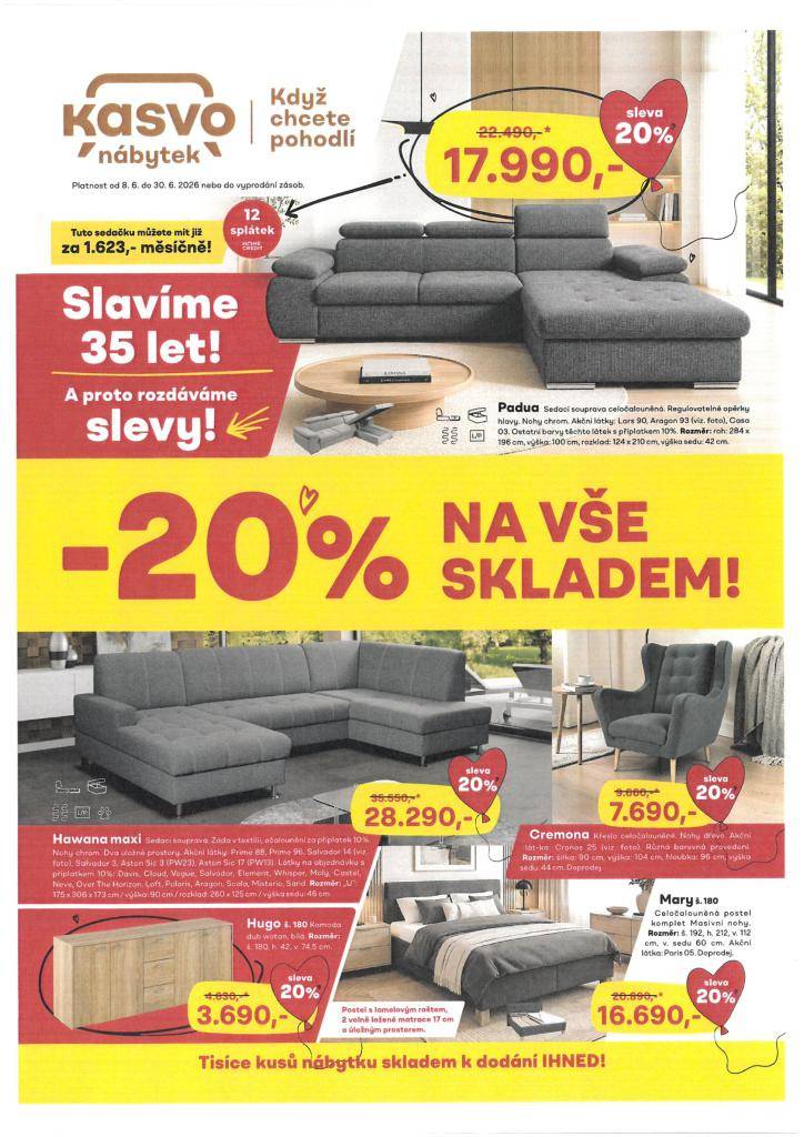 KASVO Uherský Brod - 20% sleva