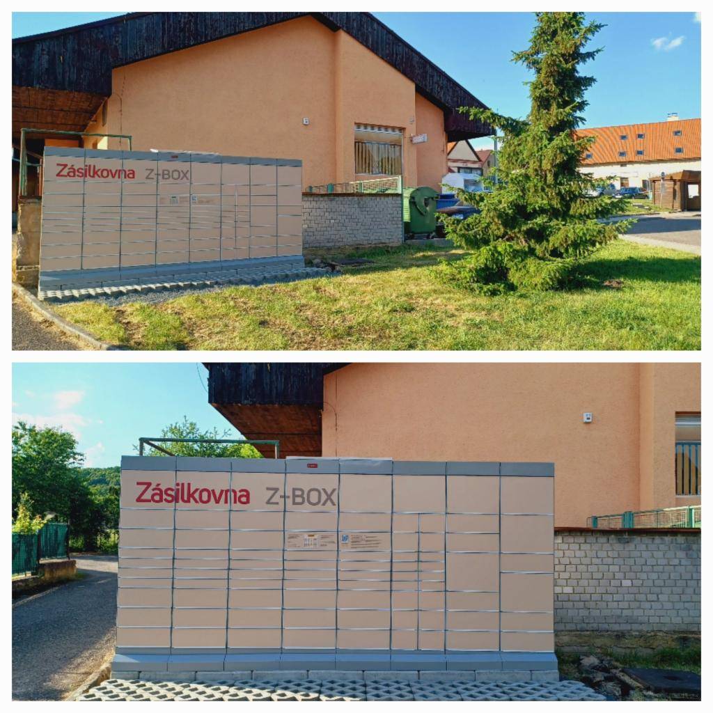 Z-BOX jsme pro vás rozšířili a přesunuli. Nově ho najdete vedle prodejny COOP.  ✔️ více schránek  ✔️ lepší dostupnost  ✔️ pohodlnější vyzvedávání i odesílání zásilek  Věříme, že vám nové umístění zpříjemní vyzvedávání i odesílání zásilek.