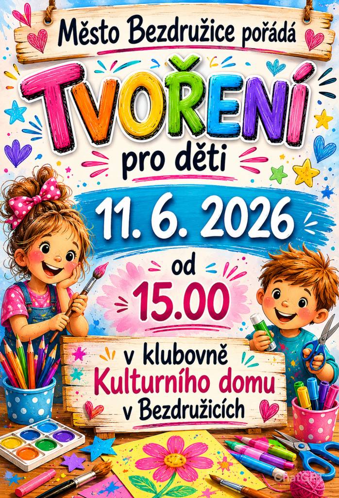 Přijďte si s dětmi něco vyrobit.
