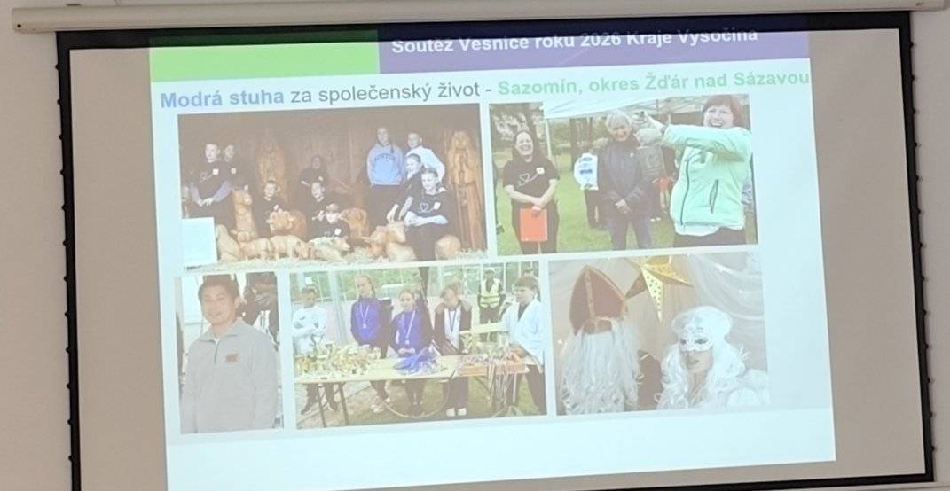 Vážení spoluobčané, s velkou radostí a hrdostí Vám oznamujeme, že naše obec získala Modrou stuhu v soutěži Vesnice roku Kraje Vysočina. Toto ocenění je výsledkem společné práce, aktivního spolkového života, péče o naši obec i ochoty lidí podílet se na tom, aby se nám zde dobře žilo. Je to úspěch nás všech – občanů, spolků, dobrovolníků, zastupitelů i všech, kteří svou prací a energií přispívají k rozvoji naší obce. Děkujeme všem, kteří se na tomto úspěchu podíleli. Toto ocenění patří celé naší obci. Jsme rádi, že společně tvoříme místo, na které můžeme být právem hrdí. Děkujeme Vám všem.