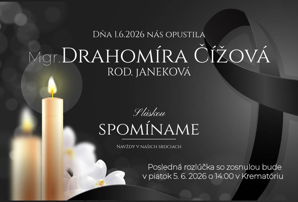 Smútočný oznam