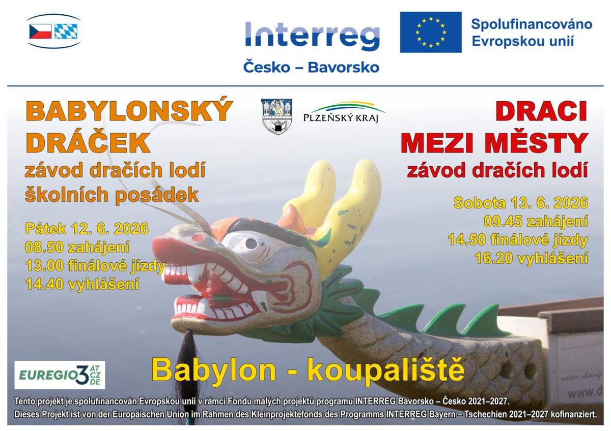 12.06.2026 - pátek - Babylonský dráček  13.06.2026 - sobota - Draci mezi městy