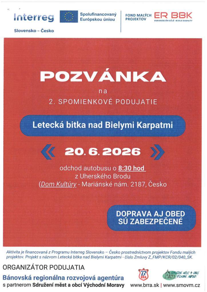 2. vzpomínková akce "Letecká bitva nad Bílými Karpaty"