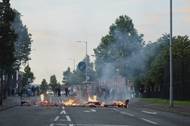 Požár na Newtownards Road v Belfastu