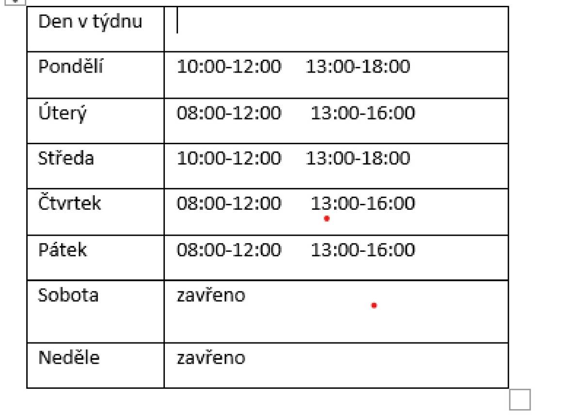 Pobočka pošty bude uzavřena na nezbytně nutnou dobu ve dnech 29. 6. 2026 -1. 7. 2026 z provozních důvodů. Po dobu jejího uzavření budou poskytované služby zajištěny provozovnou Nový Bor na adrese nám. Míru 55, 473 01 Nový Bor v rámci otevírací doby